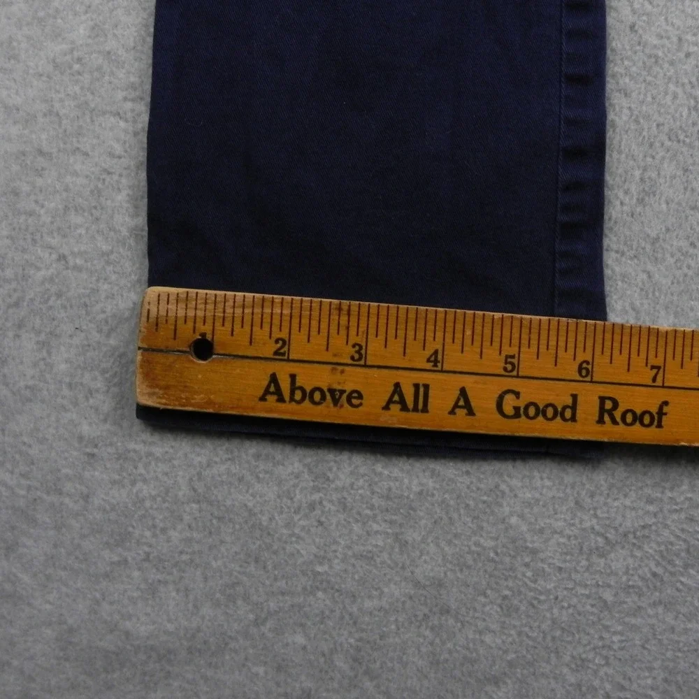 J.Crew Flex Chino Pants Mens 30x30 Slim Fit Navy Blue Stretch Cotton Trousers